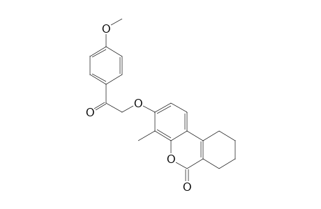 3-[2-(4-methoxyphenyl)-2-oxoethoxy]-4-methyl-7,8,9,10-tetrahydro-6H-benzo[c]chromen-6-one