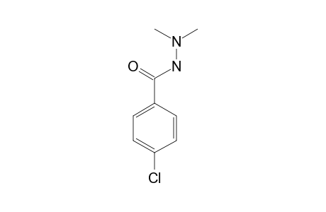 p-chlorobenzoic acid, 2,2-dimethylhydrazide