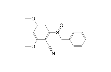 2-Benzylsulfinyl-4,6-dimethoxybenzonitrile