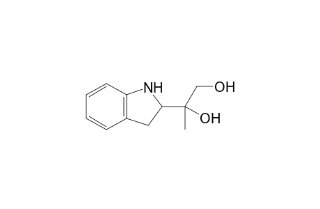 2-(2,3-Dihydroxyprop-2-yl)indoline