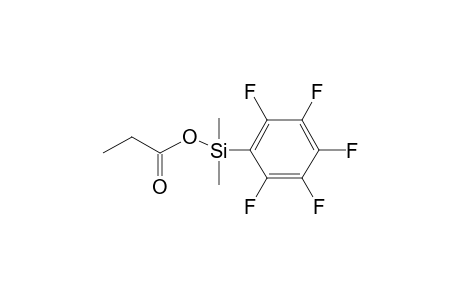 N-Propanoic acid, dimethyl(pentafluorophenyl)silyl ester