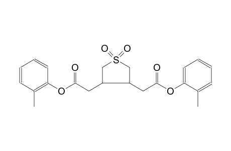 2-methylphenyl {4-[2-(2-methylphenoxy)-2-oxoethyl]-1,1-dioxidotetrahydro-3-thienyl}acetate