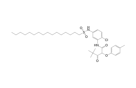 Pentanamide, N-[2-chloro-5-[(hexadecylsulfonyl)amino]phenyl]-4,4-dimethyl-2-(4-methylphenoxy)-3-oxo-