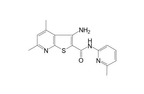 3-Amino-4,6-dimethyl-N-(6-methyl-2-pyridinyl)-2-thieno[2,3-b]pyridinecarboxamide