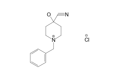 1-Benzyl-4-hydroxyisonipecotonitrile hydrochloride