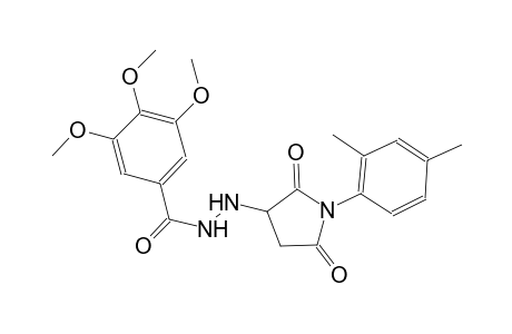 N'-[1-(2,4-dimethylphenyl)-2,5-dioxo-3-pyrrolidinyl]-3,4,5-trimethoxybenzohydrazide