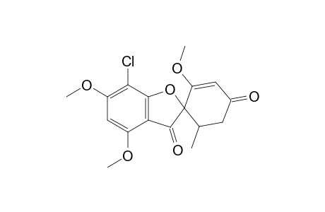 Spiro[benzofuran-2(3H),1'-[2]cyclohexene]-3,4'-dione, 7-chloro-2',4,6-trimethoxy-6'-methyl-, (1'S-trans)-