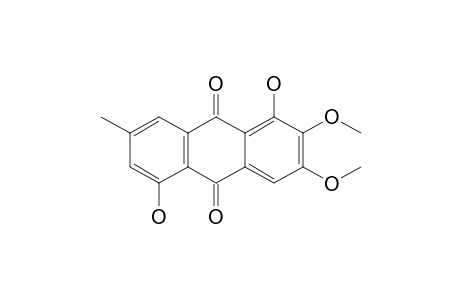 1,5-Dihydroxy-2,3-dimethoxy-7-methyl-9,10-anthraquinone