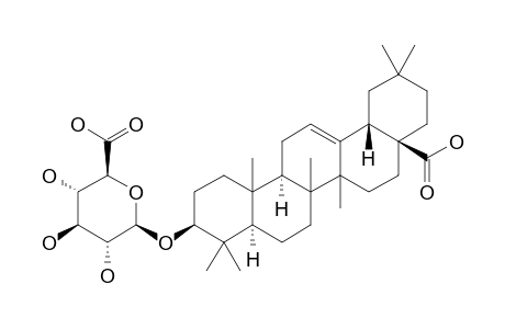 OLEANOLIC_ACID-3-O-BETA-D-GLUCURONOPYRANOSIDE;CALENDULOSIDE_E