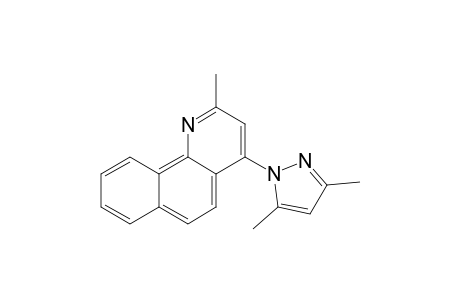 2-Methyl-4-(3,5-dimethyl-1-pyrazolyl)benzo[h]quinoline