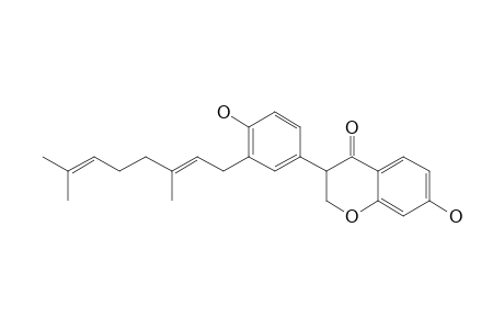 TETRAPTEROL_E;3'-GERANYL-7,4'-DIHYDROXYISOFLAVANONE