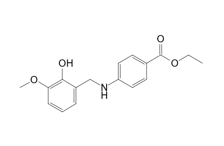 p-[(3-methoxysalicyl)amino]benzoic acid, ethyl ester