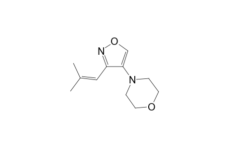 5-( Morpholin-4''-yl )-3-( 2'-methyl-1'-propenyl)-1,2-oxazole