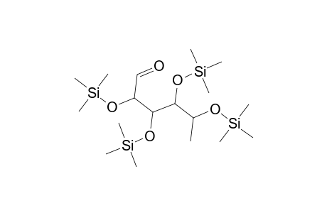 Mannose, 6-deoxy-2,3,4,5-tetrakis-O-(trimethylsilyl)-, L-