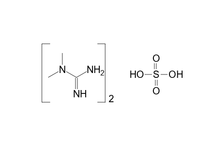 Sulfuric acid compound with N,N-dimethylguanidine (1:2)