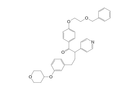 4'-[2-Benzyloxy)ethoxy]-2-[3-(tetrahydropyran-2-yloxy)phenyl]-2-(4-pyridyl)acetophenone