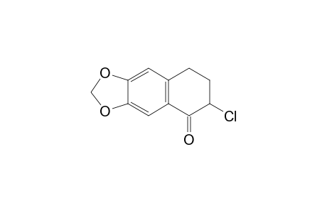 6-Chloro-7,8-dihydronaphtho(2,3-d)-1,3-dioxol-5(6H)-one