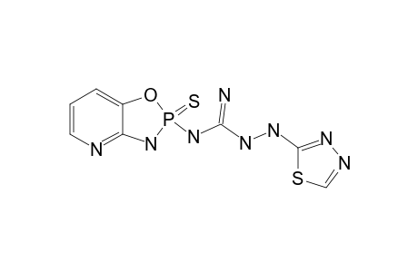 N-(1,3,4-THIADIAZOL-2-YL)-N'-(2-THIOXO-2,3-DIHYDRO-2-LAMBDA(5)-PYRIDO-[2,3-D]-[1,3,2]-OXAZA-PHOSPHOL-2-YL)-GUANIDINE