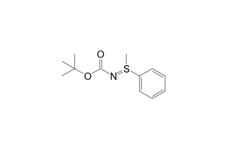 tert-butyl (NE)-N-(methyl-phenyl-$l^{4}-sulfanylidene)carbamate