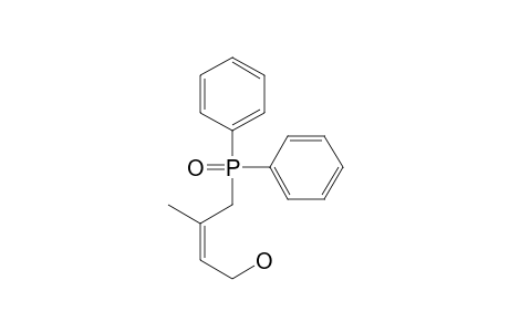 (Z)-4-diphenylphosphinoyl-3-methylbut-2-en-1-ol