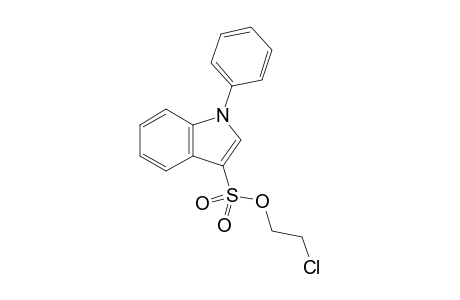 2-Chloroethyl 1-phenyl-1H-indole-3-sulfonate