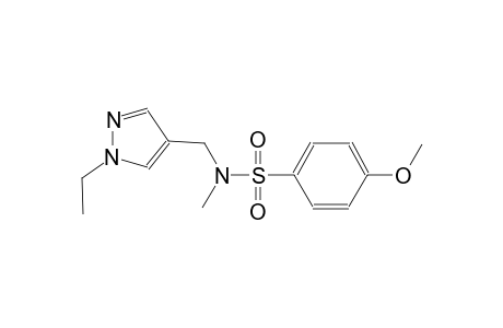 benzenesulfonamide, N-[(1-ethyl-1H-pyrazol-4-yl)methyl]-4-methoxy-N-methyl-