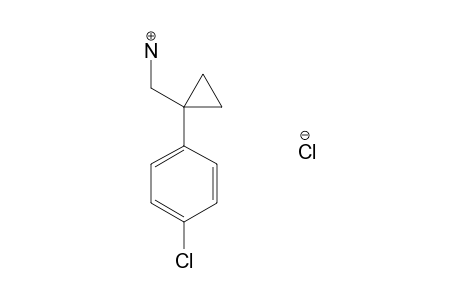 1-(p-chlorophenyl)cyclopropanemethylamine, hydrochloride