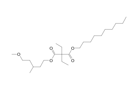 Diethylmalonic acid, decyl 5-methoxy-3-methylpentyl ester