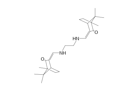 (3E)-1,7,7-Trimethyl-3-([(2-([(E)-(4,7,7-trimethyl-3-oxobicyclo[2.2.1]hept-2-ylidene)methyl]amino)ethyl)amino]methylene)bicyclo[2.2.1]heptan-2-one