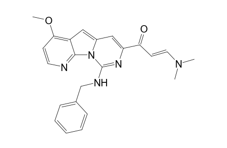 9-Benzylamino-4-methoxy-7-[1-oxo-3-(N,N-dimethylamino)propenyl]pyrido[3',2':4,5]pyrrolo[1,2-c]pyrimidine