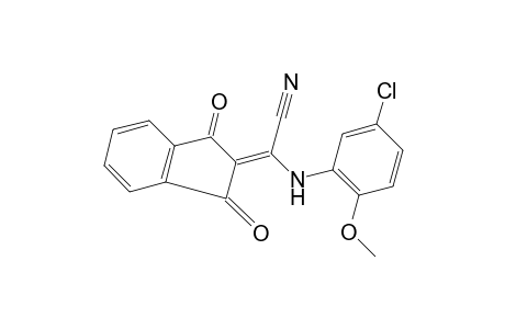 alpha-(5-chloro-o-anisidino)-1,3-dioxo-delta square, alpha-indanacetonitrile