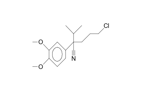 5-Chloro-2-(3,4-dimethoxyphenyl)-2-isopropylpentanenitrile