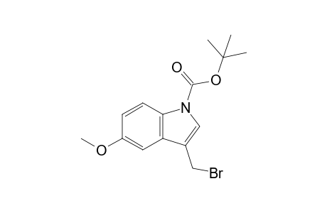 3-(bromomethyl)-5-methoxy-1-indolecarboxylic acid tert-butyl ester