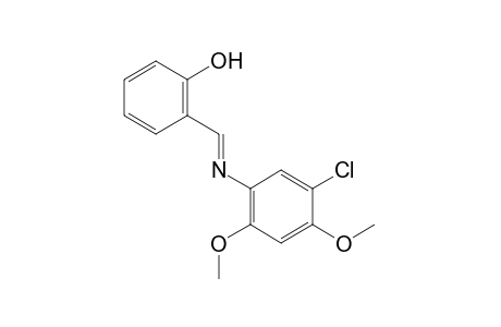 o-[N-(5-chloro-2,4-dimethoxyphenyl)formimidoyl]phenol