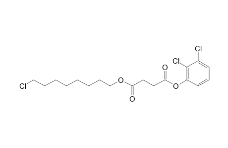 Succinic acid, 2,3-dichlorophenyl 8-chlorooctyl ester