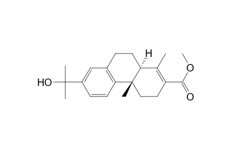 2-Phenanthrenecarboxylic acid, 3,4,4a,9,10,10a-hexahydro-7-(1-hydroxy-1-methylethyl)-1,4a-dimethyl-, methyl ester, (4aS-trans)-