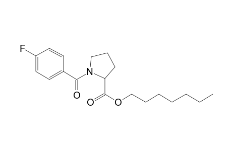 L-Proline, N-(4-fluorobenzoyl)-, heptyl ester