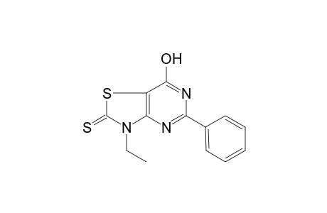 3-Ethyl-5-phenyl-2-thioxo-2,3-dihydro[1,3]thiazolo[4,5-d]pyrimidin-7(6H)-one