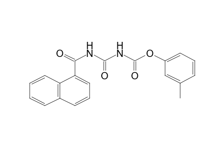 Allophanic acid, 4-(1-naphthoyl)-, 3-methylphenyl ester