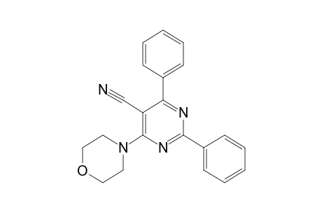 2,4-Diphenyl-6-morpholino-5-pyrimidinecarbonitrile