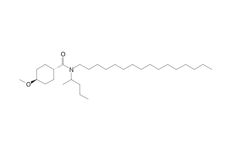 Cyclohexanecarboxamide, 4-methoxy-N-(2-pentyl)-N-hexadecyl-, trans