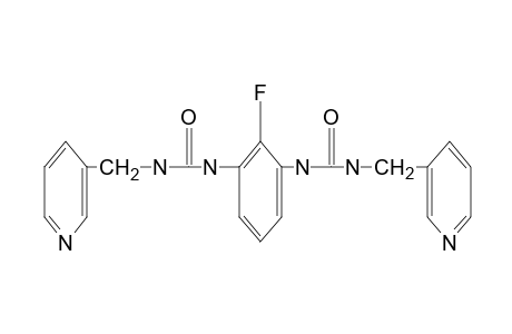1,1'-(2-fluoro-m-phenylene)bis{3-[(3-pyridyl)methyl]urea}