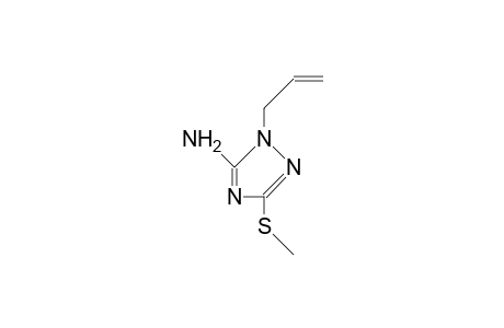 1-Allyl-5-amino-3-methylthio-1,2,4-triazole