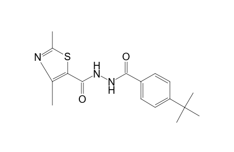 1-(p-tert-butylbenzoyl)-2-[(2,4-dimethyl-5-thiazolyl)carbonyl]hydrazine