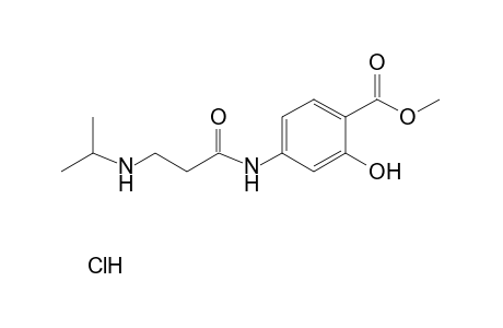 4-[3-(ISOPROPYLAMINO)PROPIONAMIDO]SALICYLIC ACID, METHYL ESTER, HYDROCHLORIDE