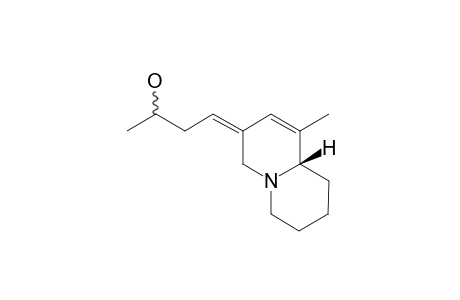 3-(3'-Hydroxybutylidene)-3-methyl-3,4,6,7,8,9-hexahydroquinolizine