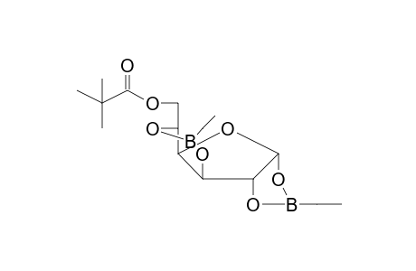 (2,5-Diethyltetrahydro-3bh-[1,3,2]dioxaborolo[4',5':4,5]furo[3,2-d][1,3,2]dioxaborinin-7-yl)methyl pivalate