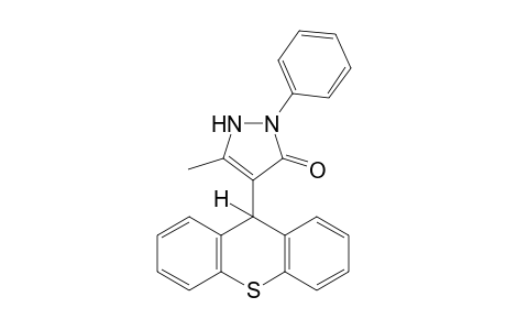 3-methyl-1-phenyl-4-(thioxanthen-9-yl)-3-pyrazolin-5-one