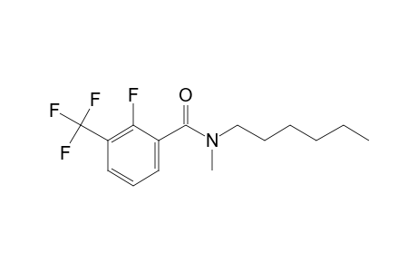 Benzamide, 2-fluoro-3-trifluoromethyl-N-methyl-N-hexyl-