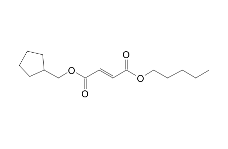 Fumaric acid, cyclopentylmethyl pentyl ester